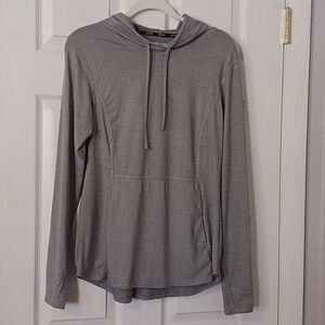 RBX stretch pullover hoodie athletic top size medium black and white pin…